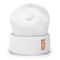Basketball &God Orange Cuffed Beanie